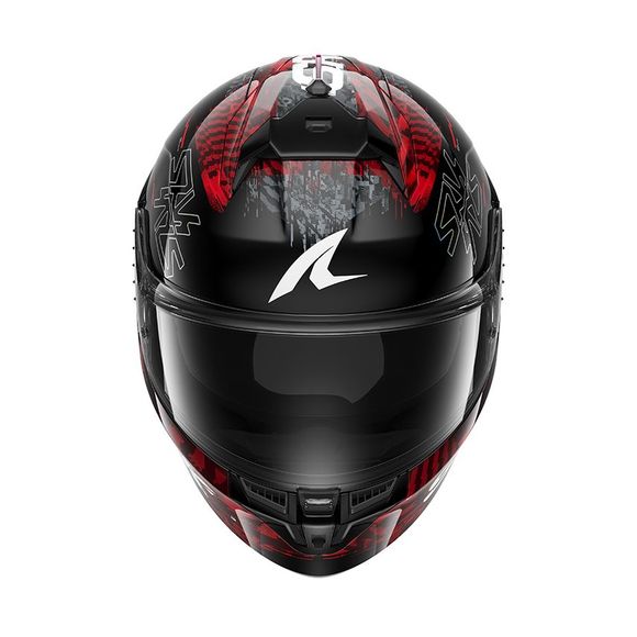 Shark SKWAL CUP SPEED-VIB Full Face Helmet - Black / RedRef : SH1864-C58535