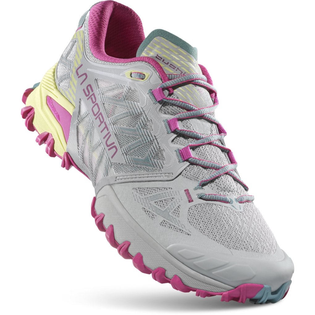La Sportiva Bushido III Running Shoes Women - Moon/Springtime