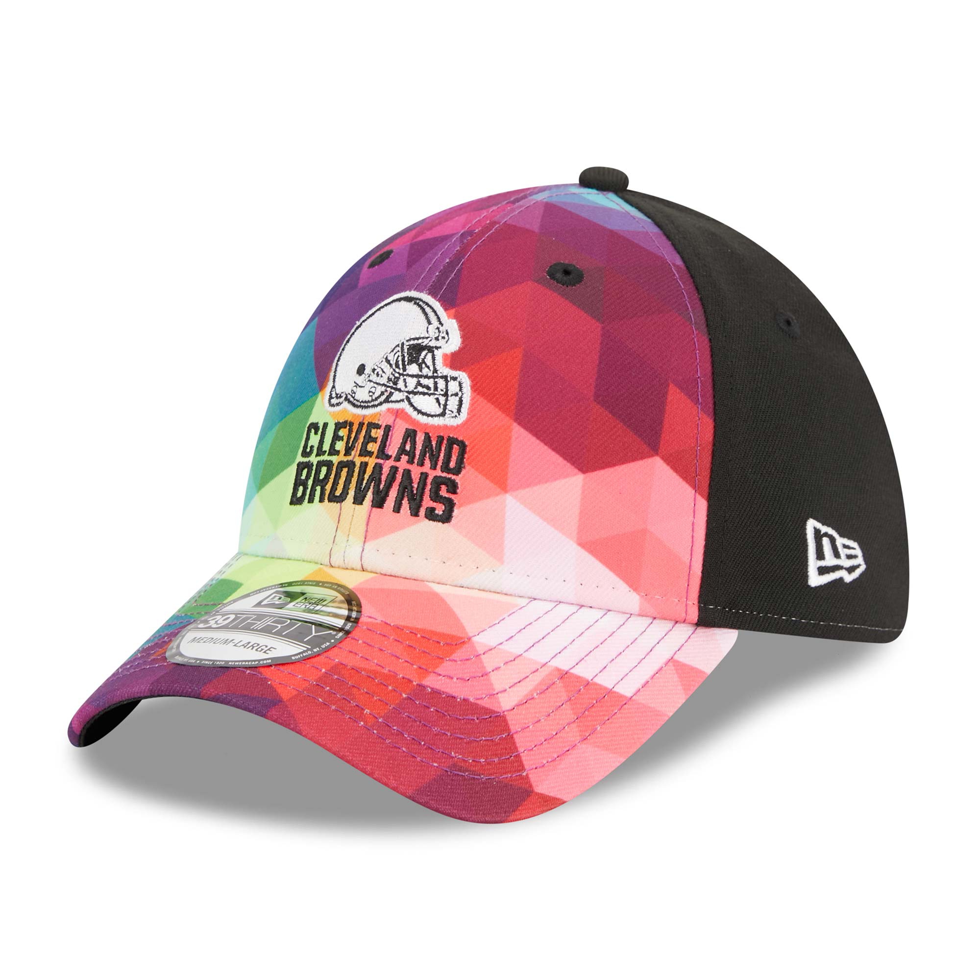 Cleveland Browns 2023 NFL On-Field Crucial Catch New Era 39Thirty Flex Cap