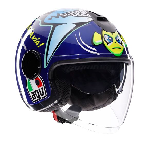 Casque jet AGV ETERES - ROSSI MISANO 2015 - MulticoloreRef : AG1070