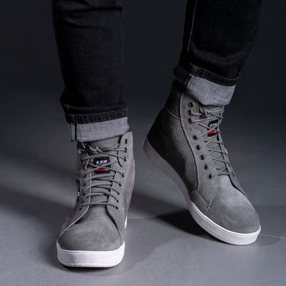 LS2 DOWNTOWN Motorcycle Riding Shoes - GrayRef: LS1411