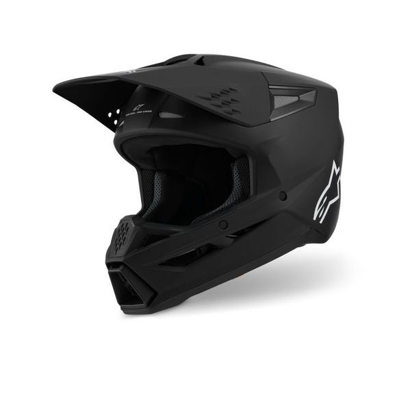 Casque cross Alpinestars S-M3 SOLID 2025 - NoirRef : AP3956