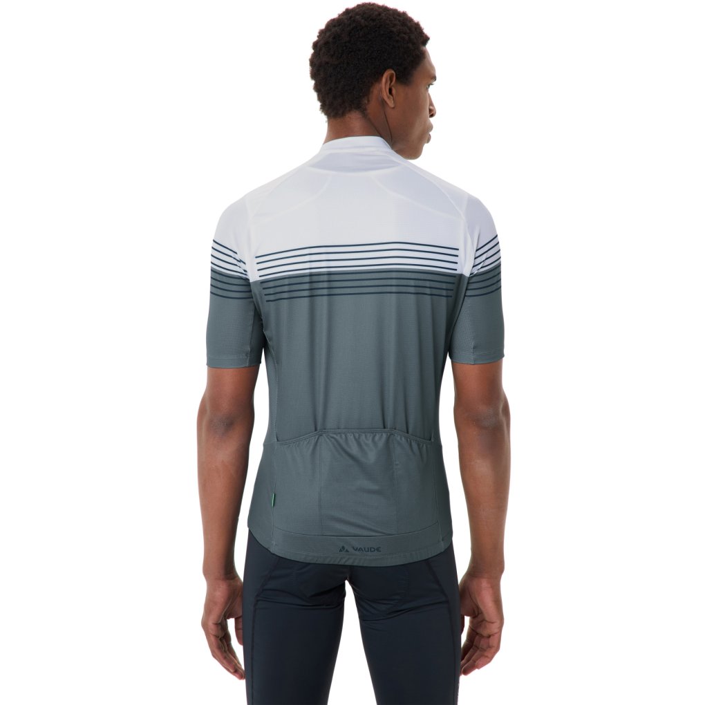 Vaude Posta Half-Zip Tricot II Men - heron/white
