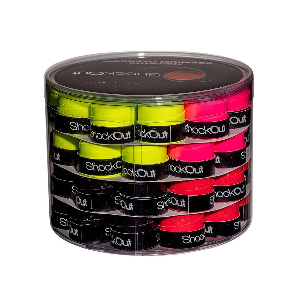 SHOCKOUT DRUM X60 PREMIUM OVERGRIPS MULTICOLOUR PERFORATED