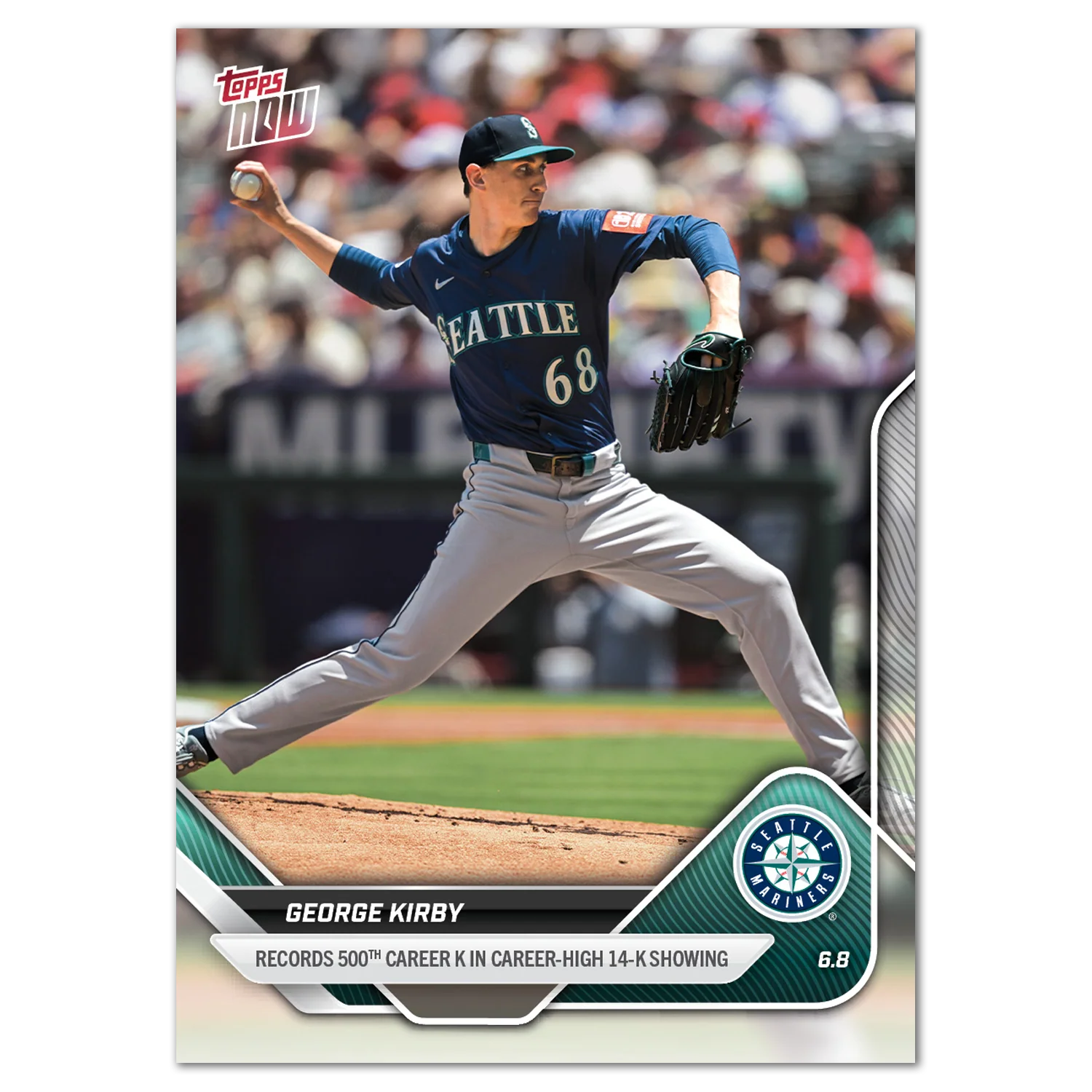 George Kirby - 2025 MLB Topps NOW® - Card 274