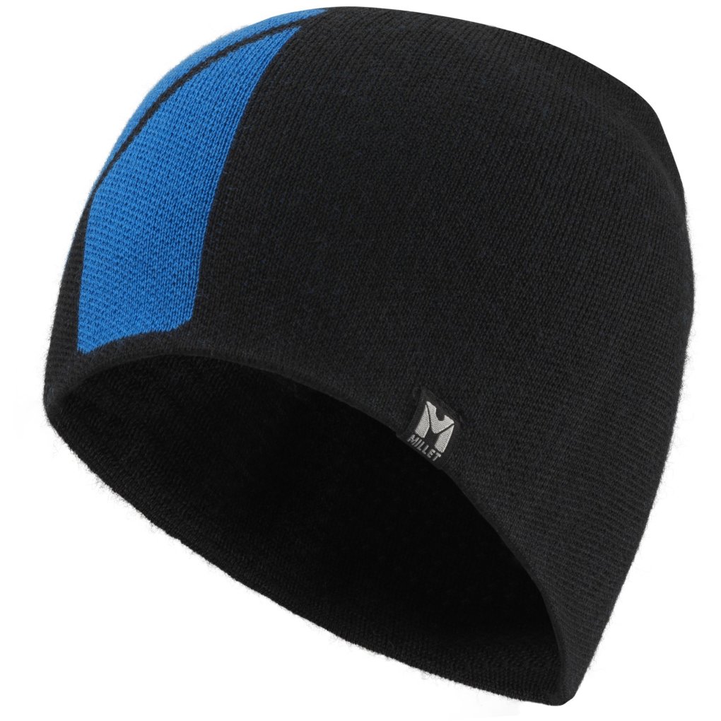 Millet Logo Beanie - Black/Icon Blue