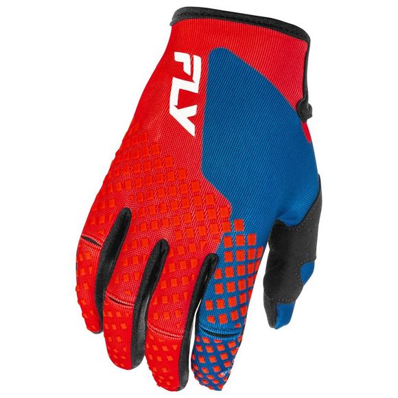 Fly KINETIC cross gloves - CHILDREN - Black / RedRef: FL1907