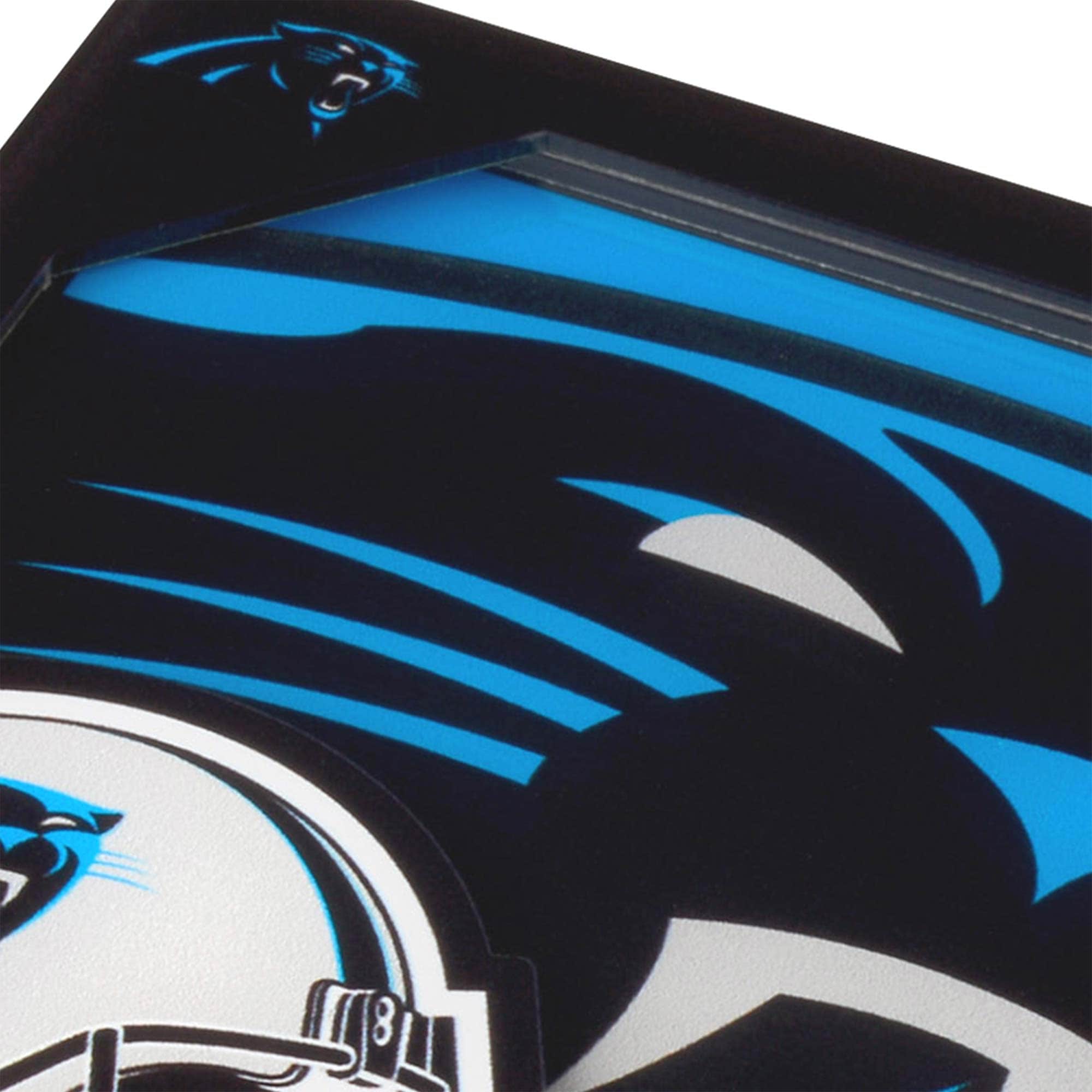 Carolina Panthers 3D Logo NFL Coasters (2-Piece)