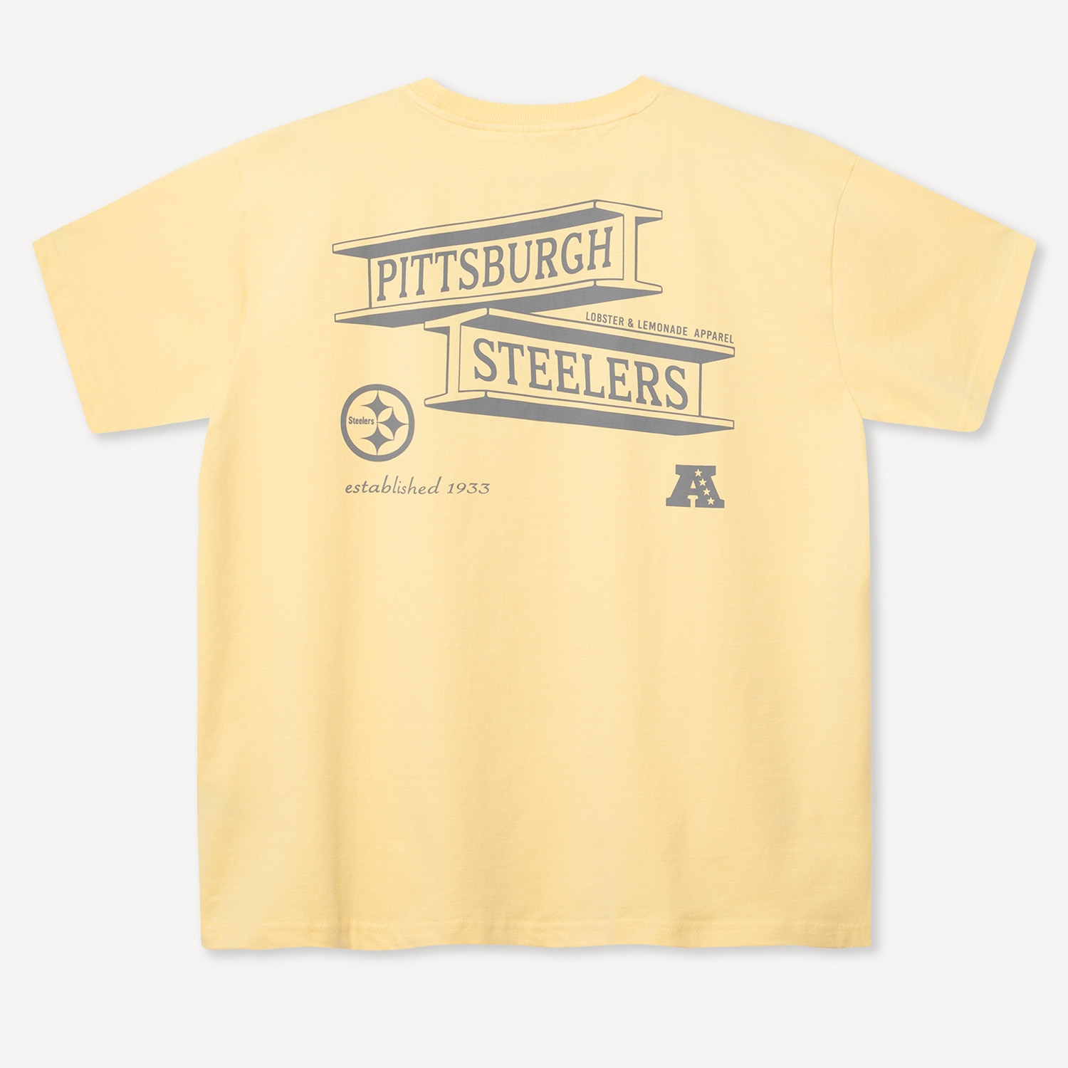 Pittsburgh Steelers L&L '89 Classics NFL T-Shirt Yellow