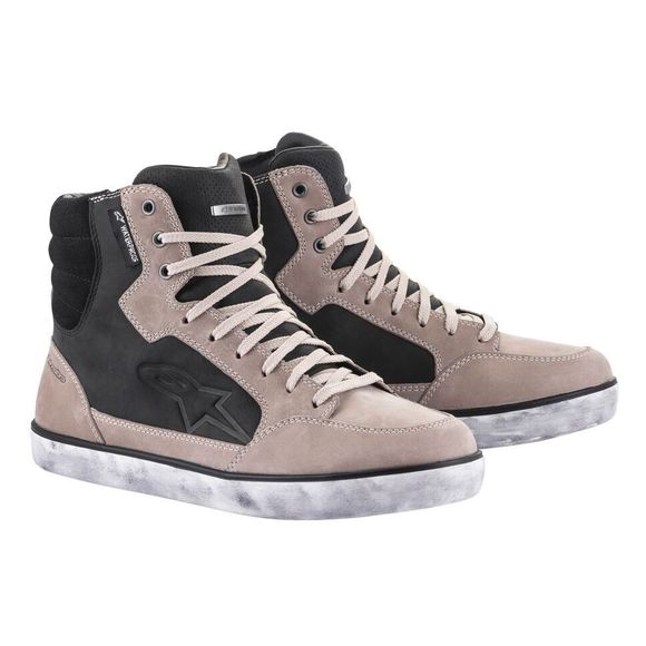 Alpinestars J -6 Waterproof Motorcycle Sneakers - Black Flint White - Black / WhiteRef: AP12636