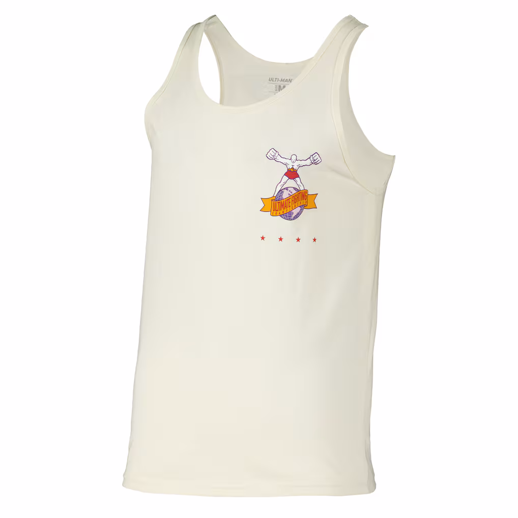 Men's UFC Cream  Ulti-Man Tank Top