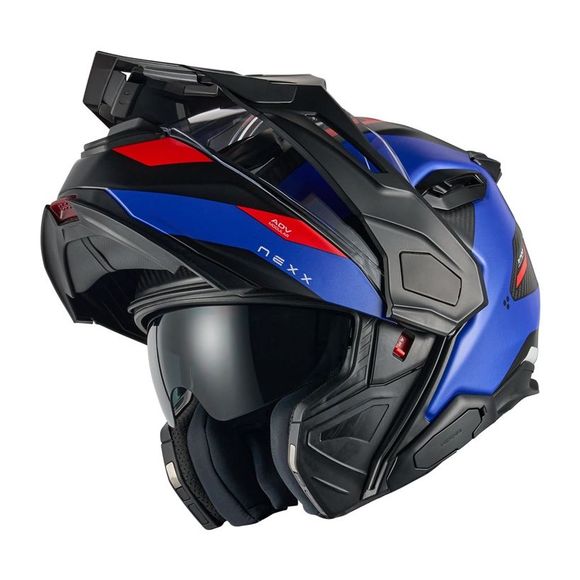 Nexx X.LIFECOUNTRY Modular Helmet - TERRA - Blue / RedRef: NE0630