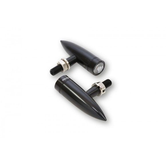 Highsider MONO BULLET LONG LED indicator (Pair) Universal - BlackRef: HGI0095