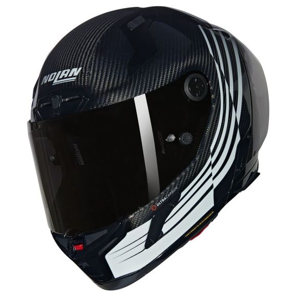 Nolan X -804 RS - Ultra carbon - ALA - Carbon / white helmetRef: Nl1620-C4393