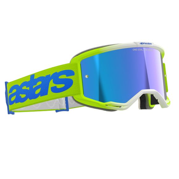 Alpinestars VISION 5 BLAZE IRIDIUM 2025 cross goggles - Blue / YellowRef: ap3741 / 5102125-5007-os