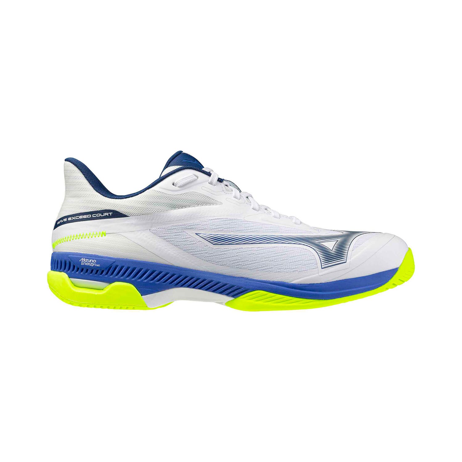 MIZUNO WAVE EXCEED ALL COURT WHITE/BLUE/GREEN 61GA2518