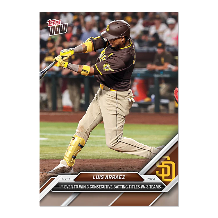 Luis Arraez - 2024 MLB Topps NOW® Card 775