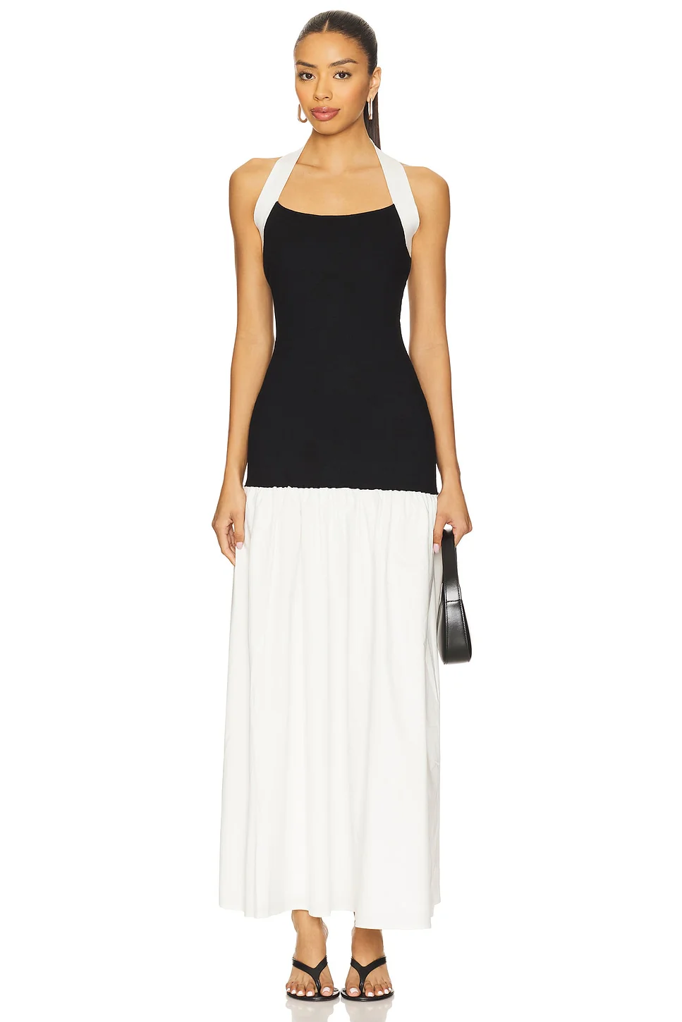Kohl Mix-media Maxi Dress