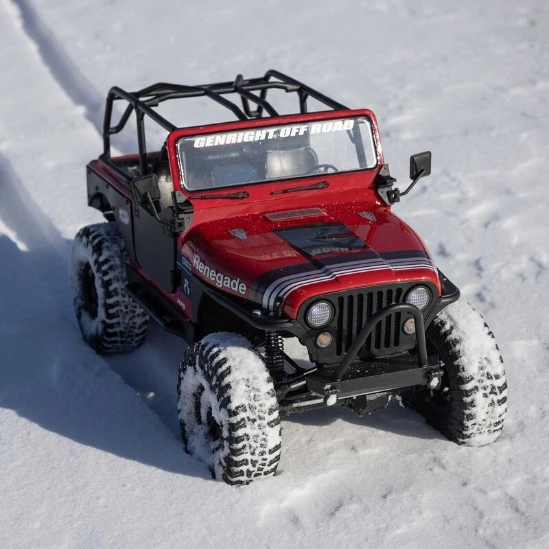 1/10 Axial SCX10 III Jeep CJ-7 RED AXI03008V2T1