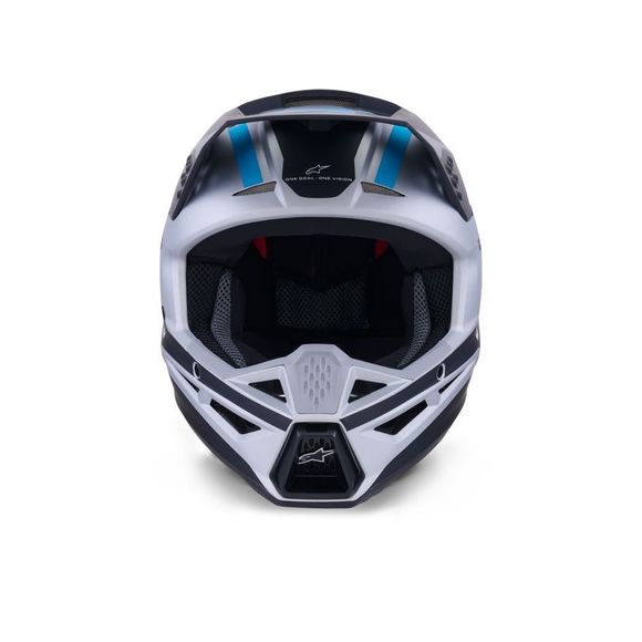 Casque cross Alpinestars S-M3 HEAT 2026 - Gris / BleuRef : AP3964