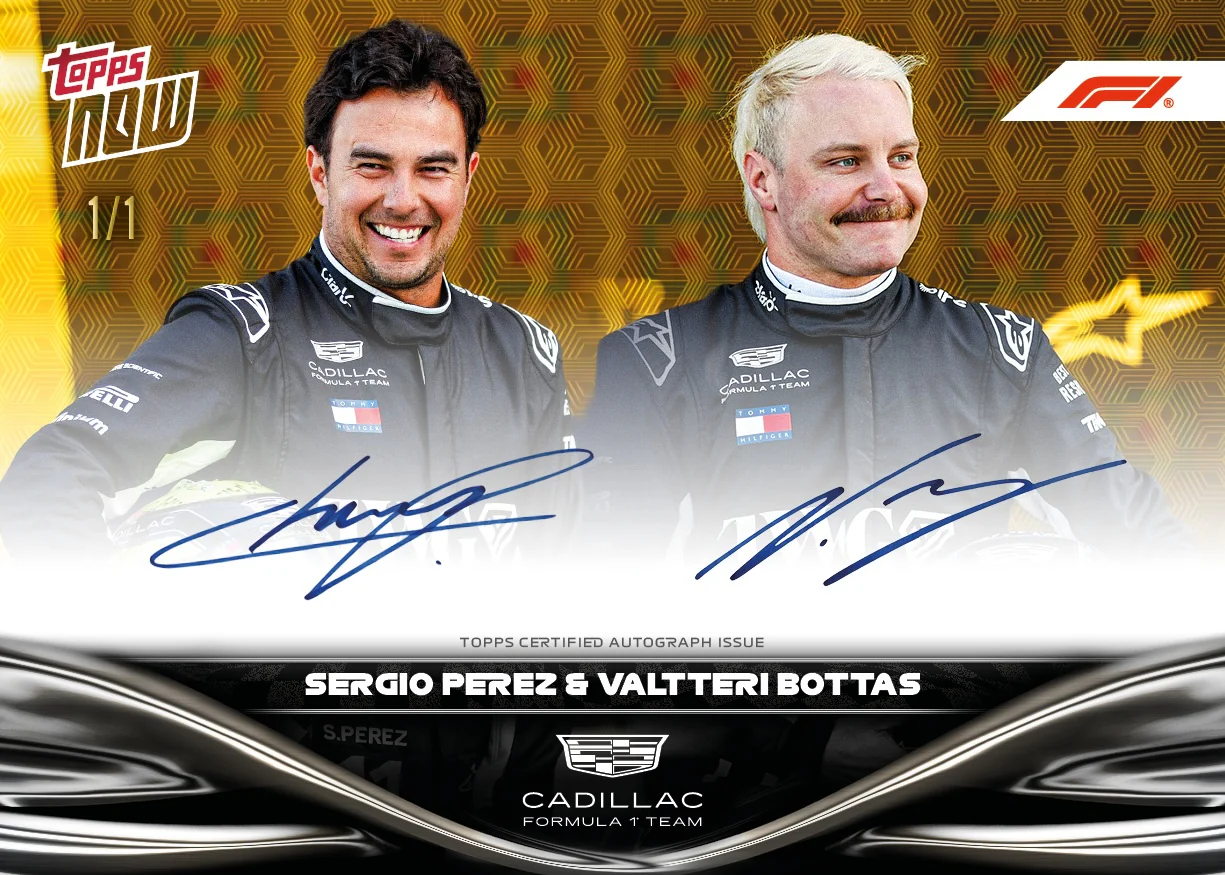 Cadillac Formula 1® Team - 2026 Formula 1® Topps NOW® - Card 11 - PR: 8897