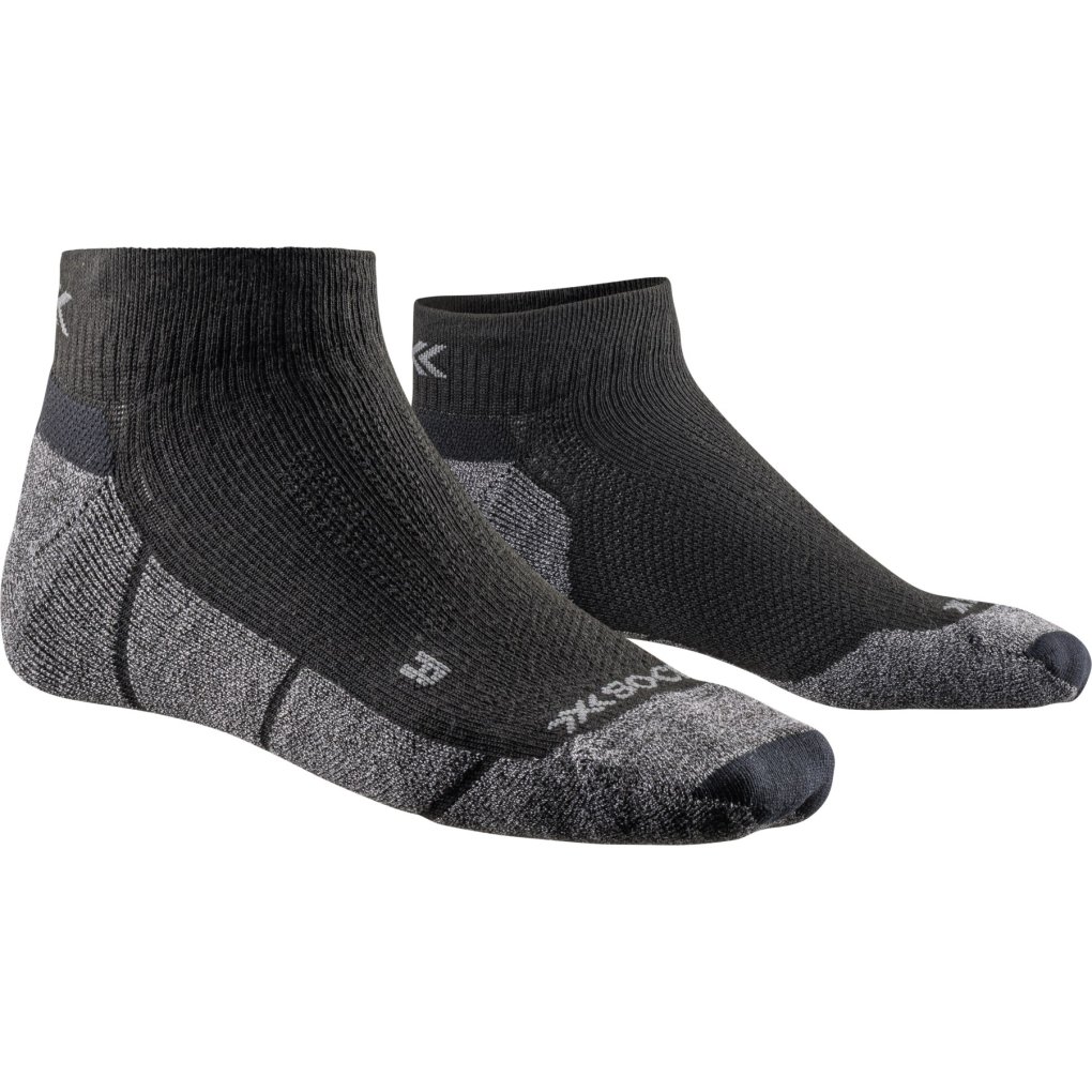 X-Socks Core Natural Low Cut Socks - black/charcoal