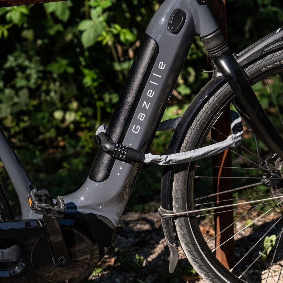 BBB Cycling Codelink Reflective 100cm Chain Lock BBL-49R - black/silver