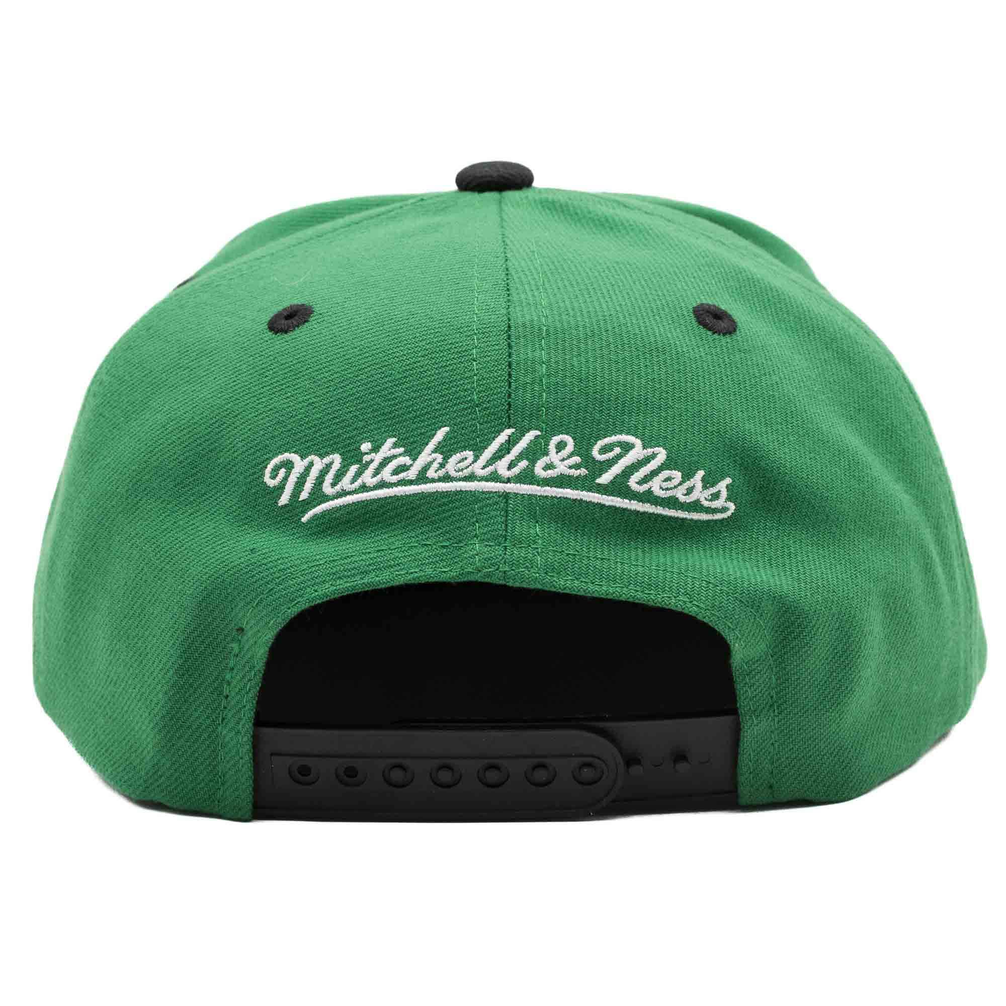 Boston Celtics Transcript Mitchell & Ness Snapback NBA Cap