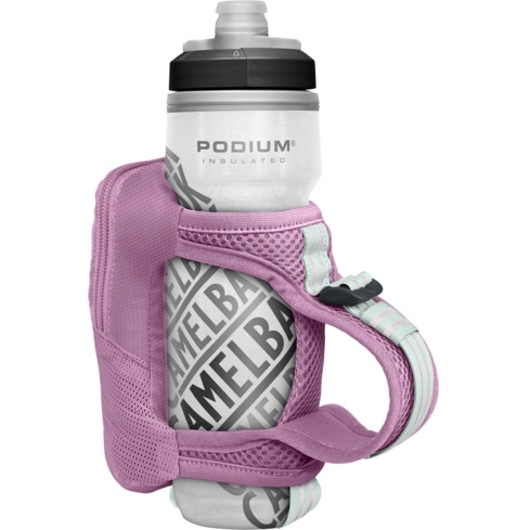 CamelBak Quick Grip Chill Insulated Handheld + 620ml Podium Chill Insulated Bike Bottle - lavendar