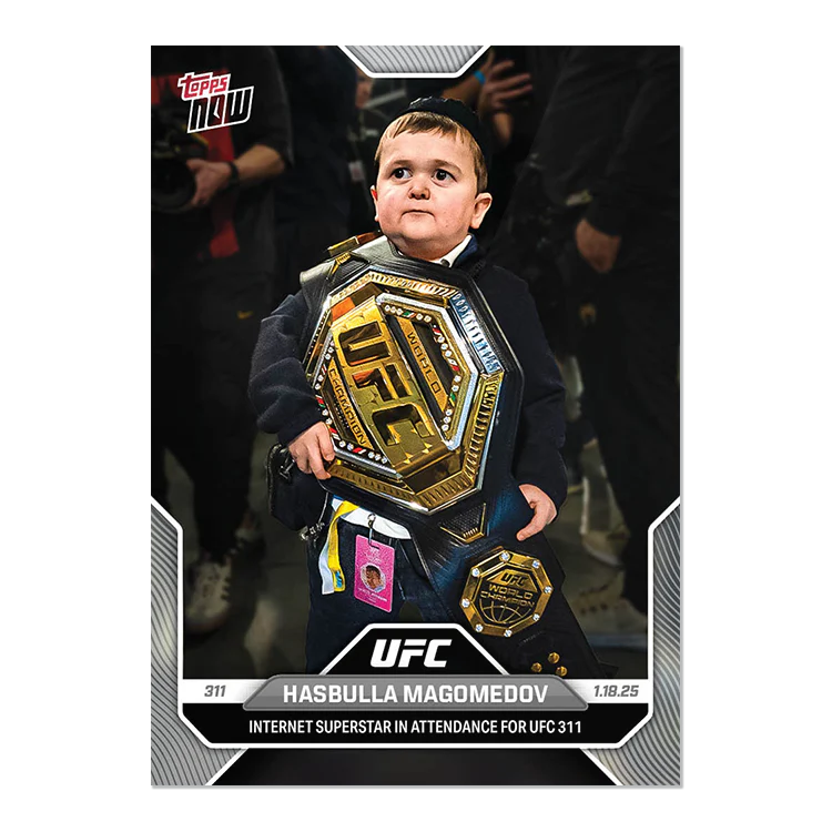 Hasbulla Magomedov - 2025 UFC Topps NOW® Card 4 - LOOK FOR AUTOS