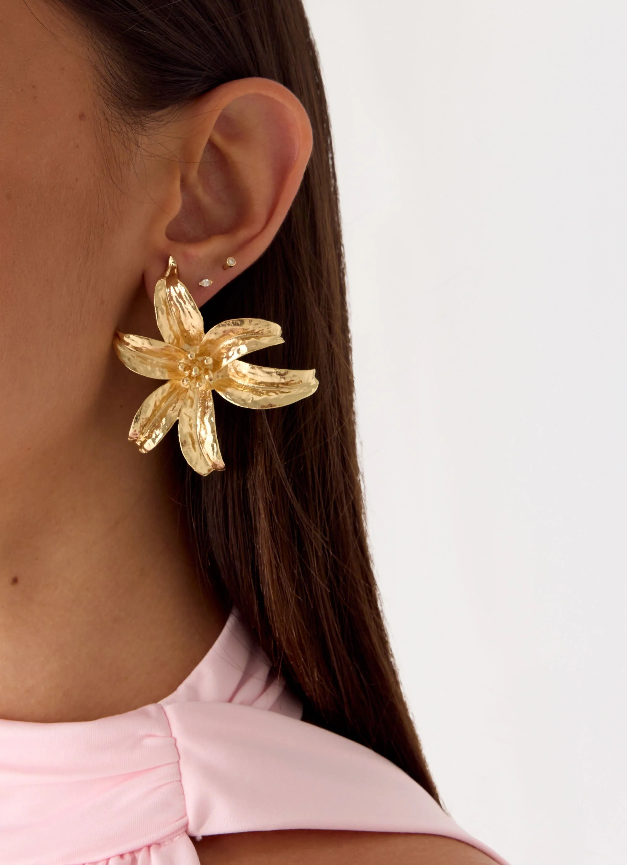 Bloomwave Earrings - Gold