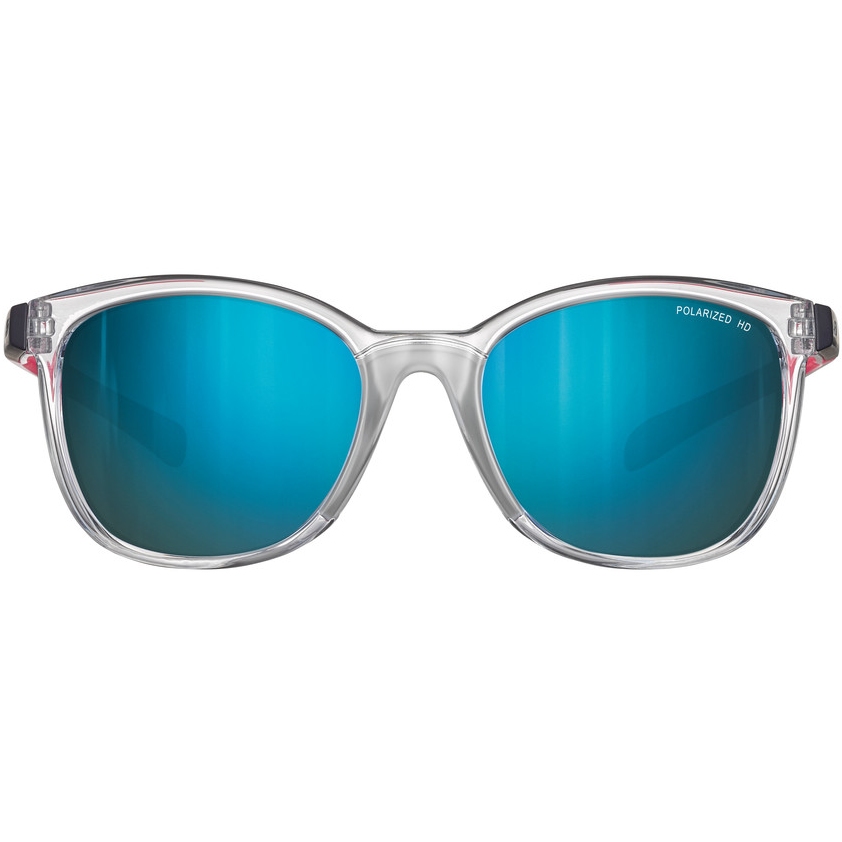 Julbo Spark Spectron HD 3 Polarized Sunglasses Women - Crystal/Fluo Pink - Multilayer Blue
