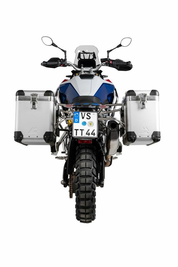 Touratech ZEGA Pro 38/45 suitcase - Gray support included - Gray anodizedBMW 900 F 900 GS - 2024 - 2026Ref: Trt00987A / 01-083-5736-0