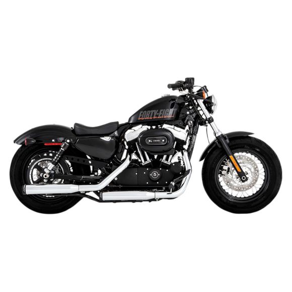 Rinehart Racing MUFFLER CHROME/BLACK - GreyRef: 1801-0983 / 18010983