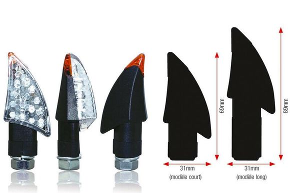 Flashing Bihr Blade Led short universal blackRef: Bi00937A / 1064263