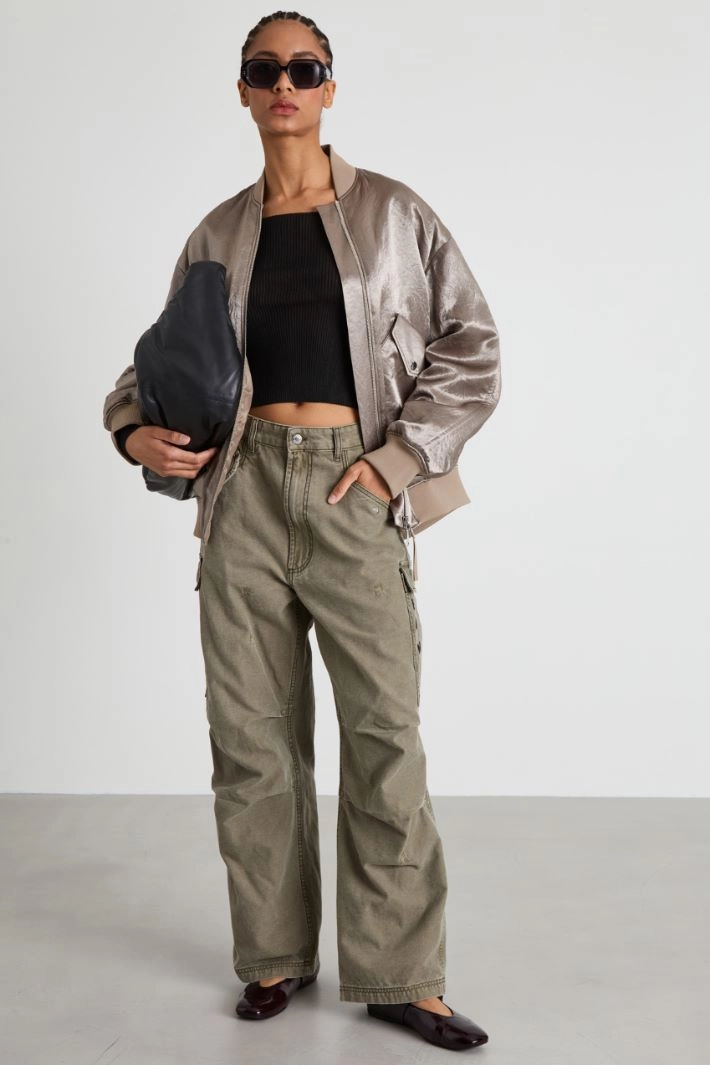 Backless shirt - BLACK