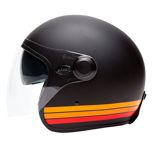 MARKO Boreal jet helmet - BlackRef : MKO0023