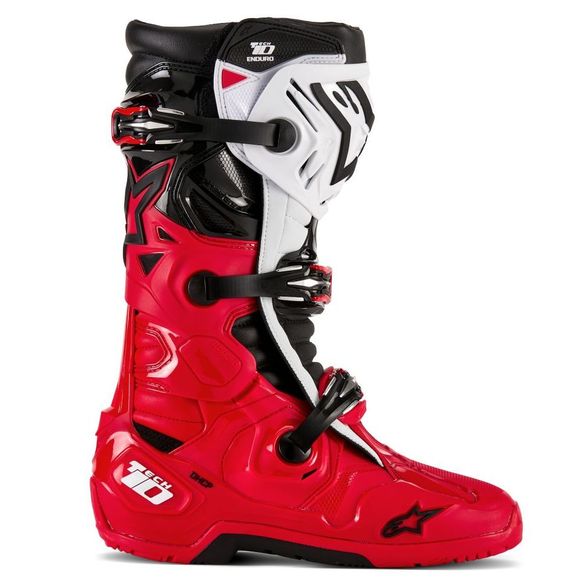 Bottes enduro Alpinestars TECH 10 2025 - Rouge / NoirRef : AP3532