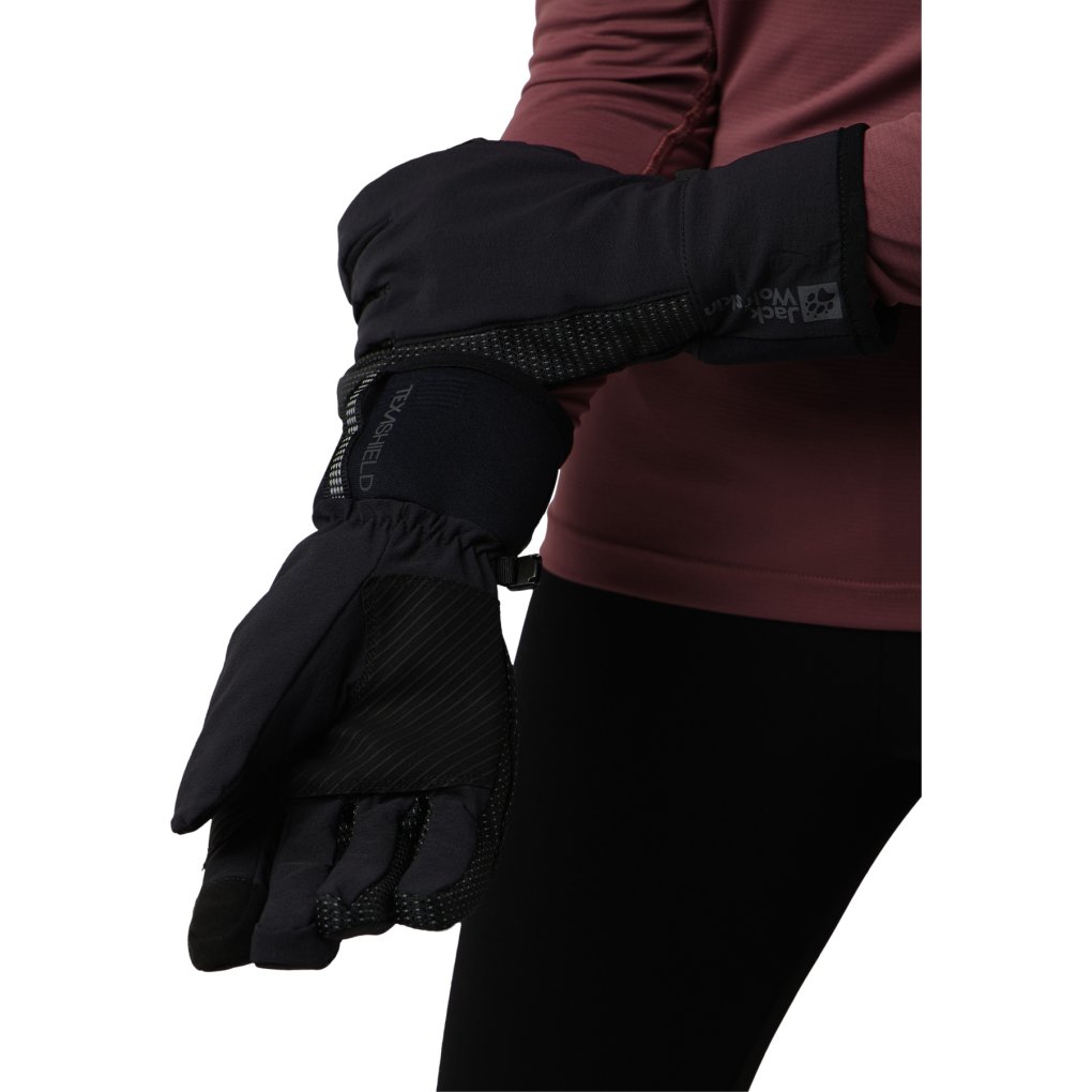 Jack Wolfskin Gleam Gloves - black