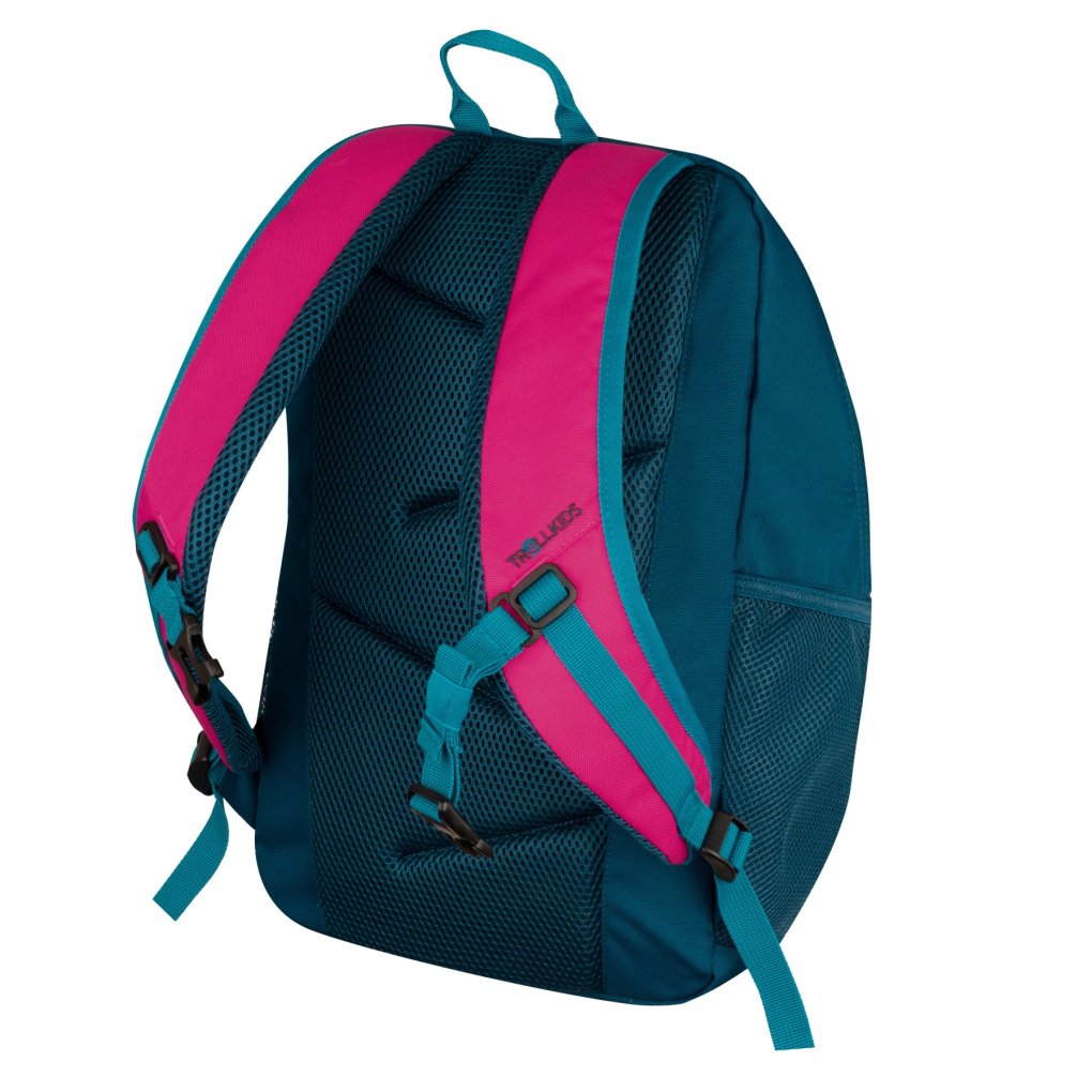 Trollkids Skjorta Pack 20L Kids - Bright Pink/Harbor Blue/Madeira Blue