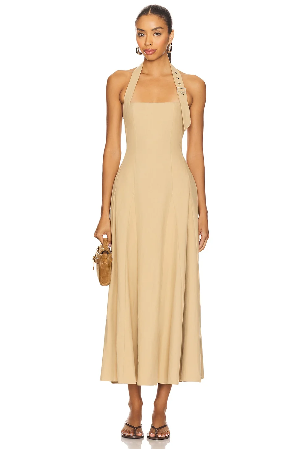 Astrid Halter Midi Dress