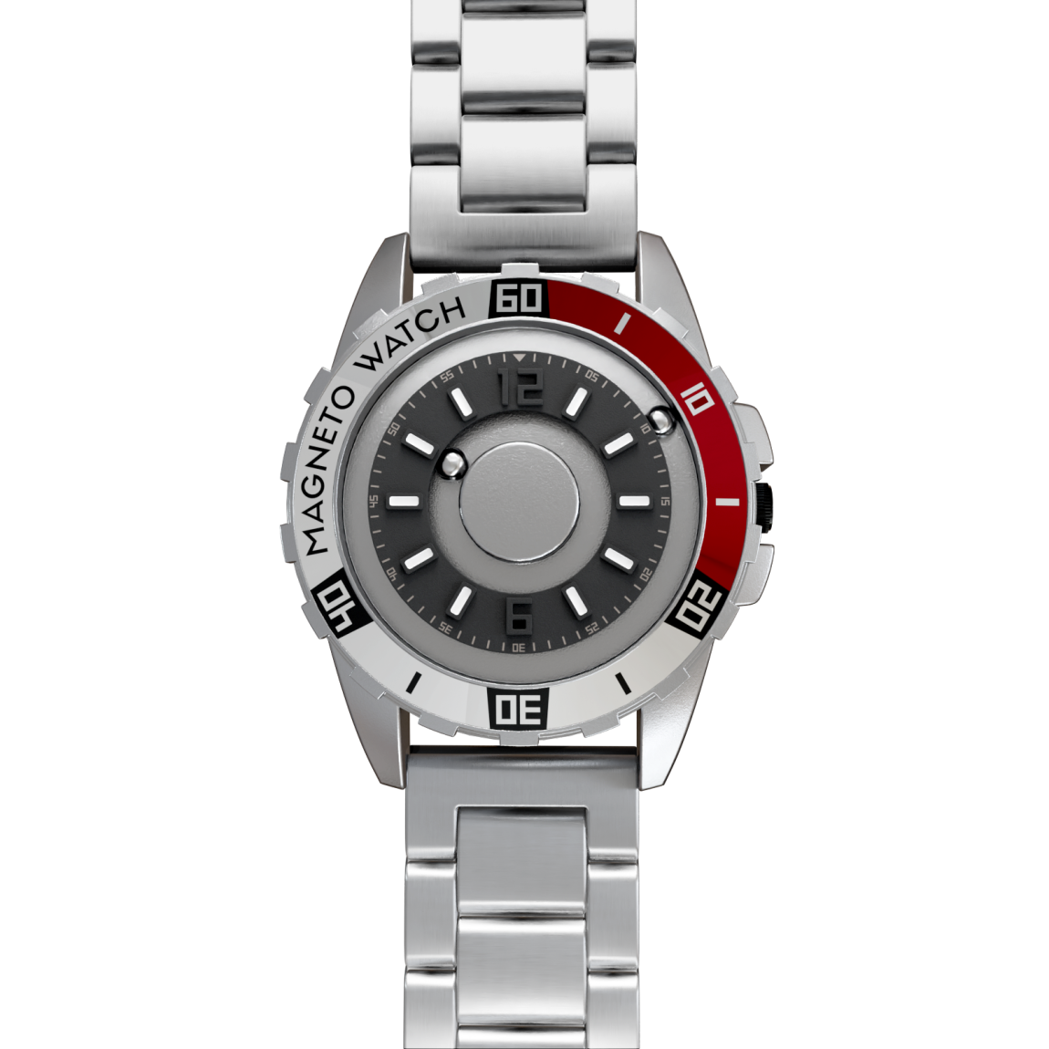 Uranus Red steel silver