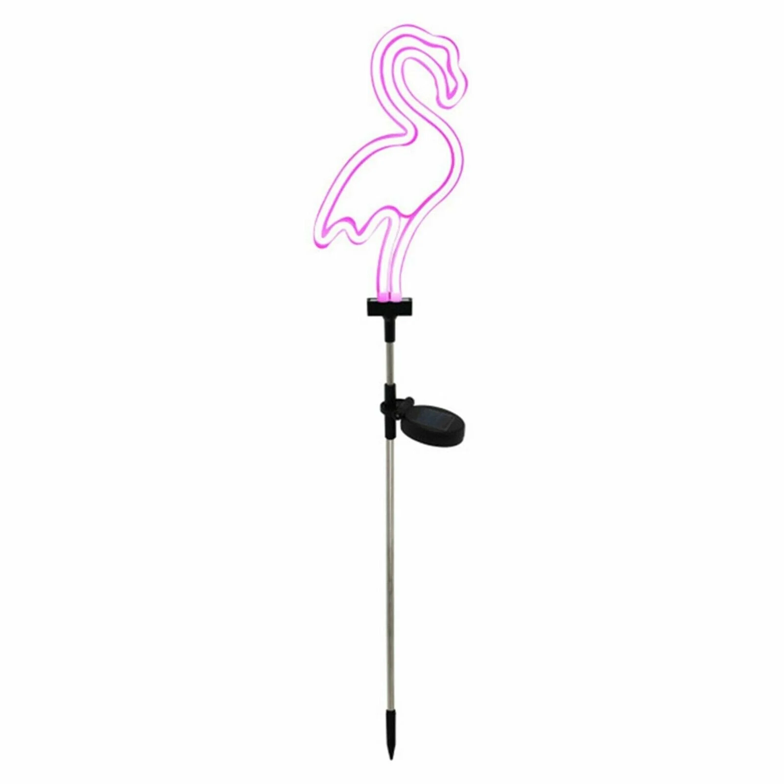 Summer SALE 50%🎁Beautiful Solar Neon Pink Flamingo Stake Light🦩BUY 2 FREE SHIPPING