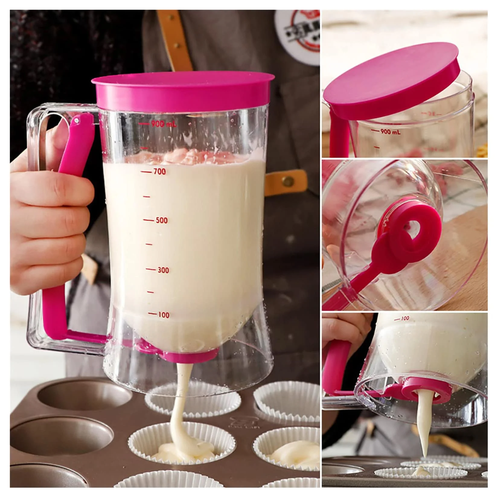 š„Ultimo giorno-49% di sconto - š§Dispenser separatore per pastella per cupcake, pancake e torta