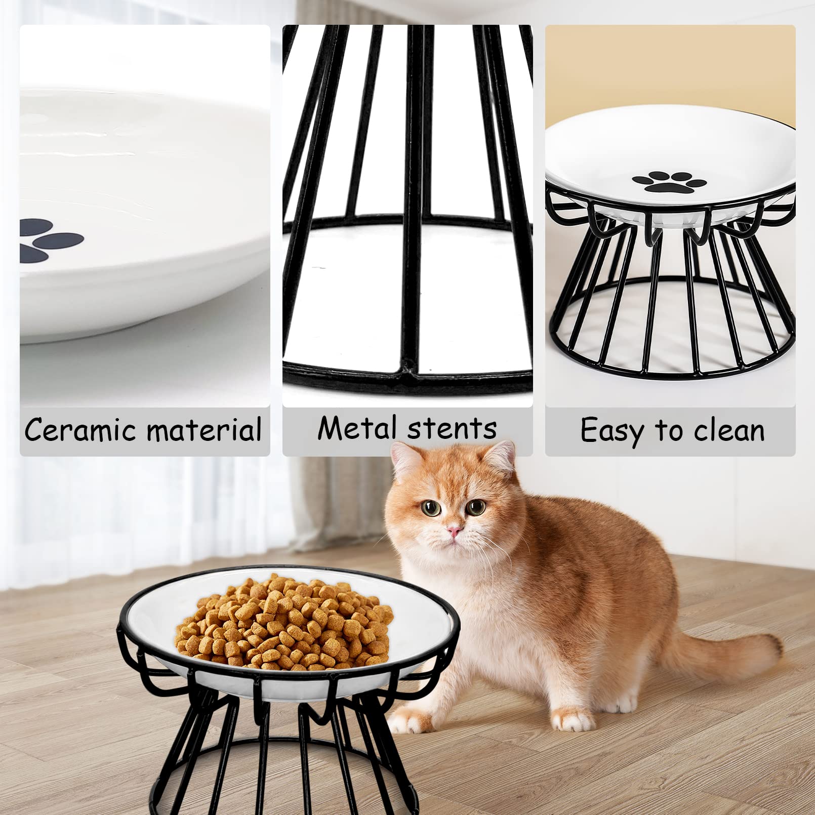 💲ONE DAY 50% OFF🥣Whisker-Friendly Anti-Vomit Cat Plate 💲BUY 2 SAVE 10%&📦BUY 2 FREE SHIPPING