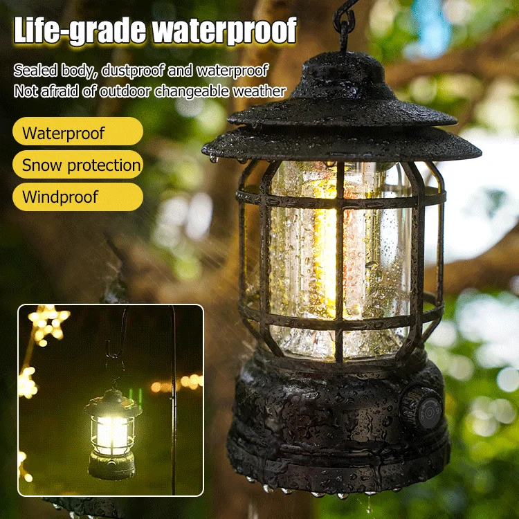 🎁New Year Sale-49% OFF🎄Portable Retro Camping Lamp🔥Buy 2 Get Extra 10% OFF