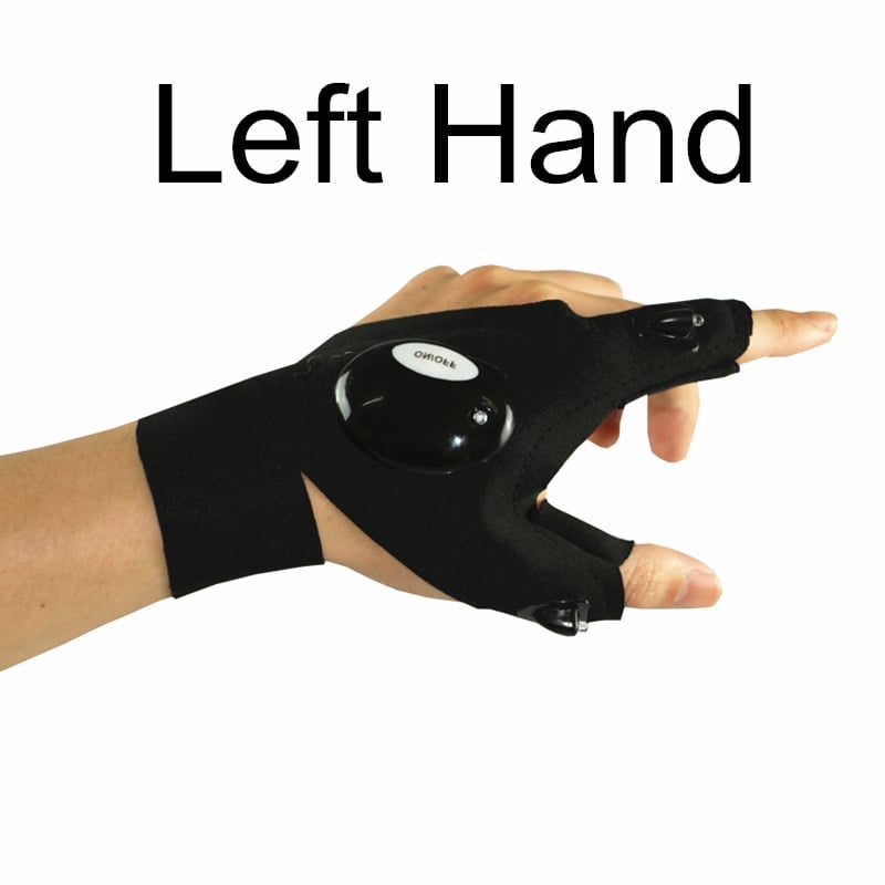 🌲Early Christmas Sale- SAVE 48% OFF - LED Flashlight Waterproof Gloves - Practical Durable Fingerless Gloves