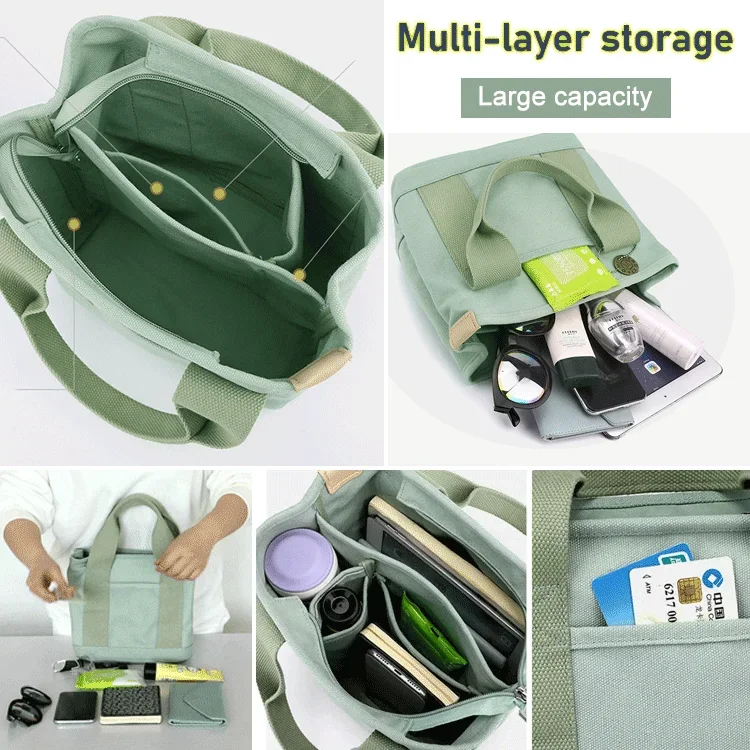 🔥🔥 PROMOTION SALE 49% OFF🔥🔥Large capacity multi-pocket handbag HANDMADE👜