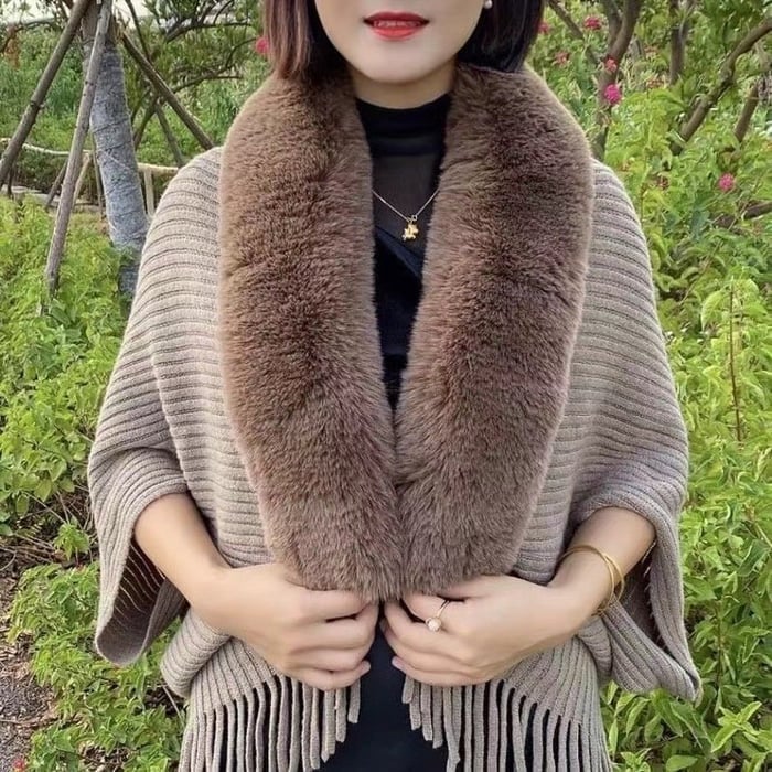 🌲Early Christmas Sale- SAVE 48% OFF -Ladies Knitted Loose Thickened Shawl Coat(Buy 2 Free Shipping)