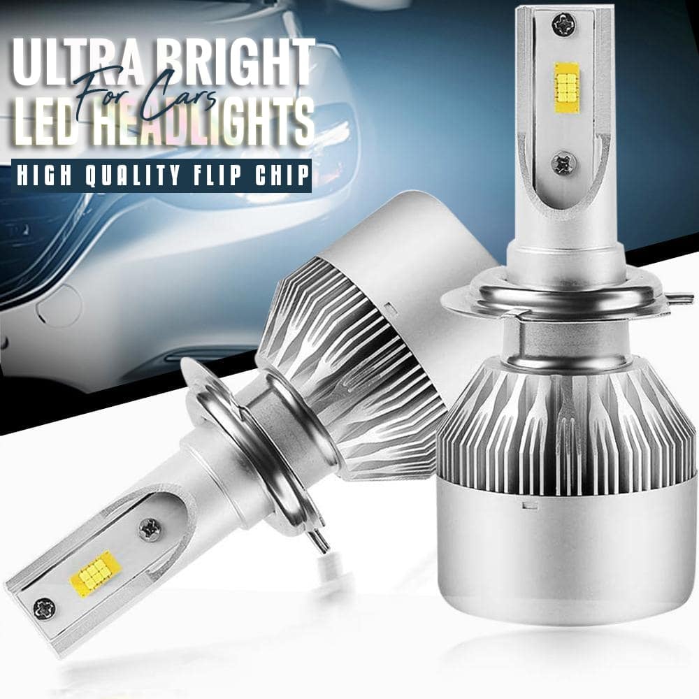 Ultra Bright Cars LED Headlights Bulbs - Black Friday Sale Buy 1 get 1 free (2 PCS Bulbs)
